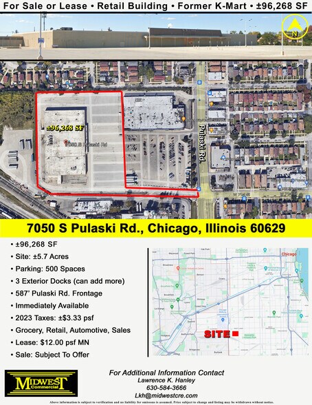 7050 S Pulaski Rd, Chicago, IL for sale - Building Photo - Image 1 of 15