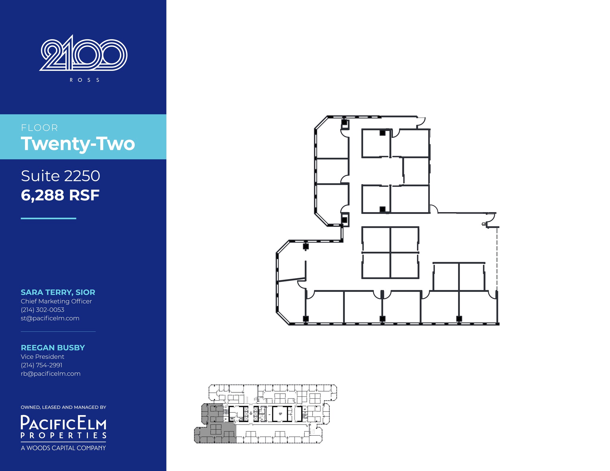 2100 Ross Ave, Dallas, TX à louer Plan de site- Image 1 de 1