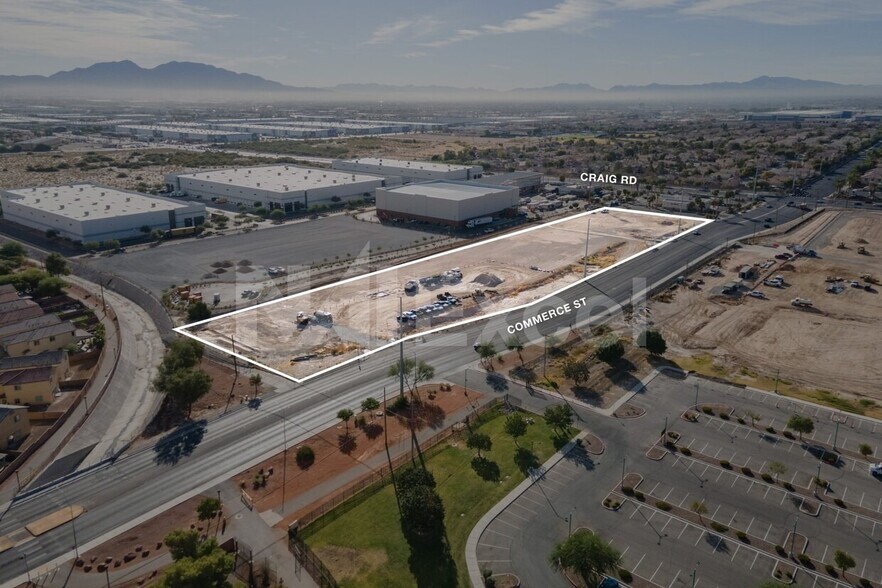 4540 N Commerce St, North Las Vegas, NV à vendre - Aérien - Image 1 de 5