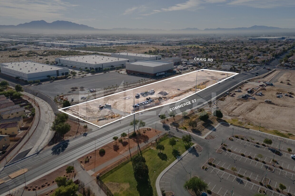 4540 N Commerce St, North Las Vegas, NV à vendre Aérien- Image 1 de 6