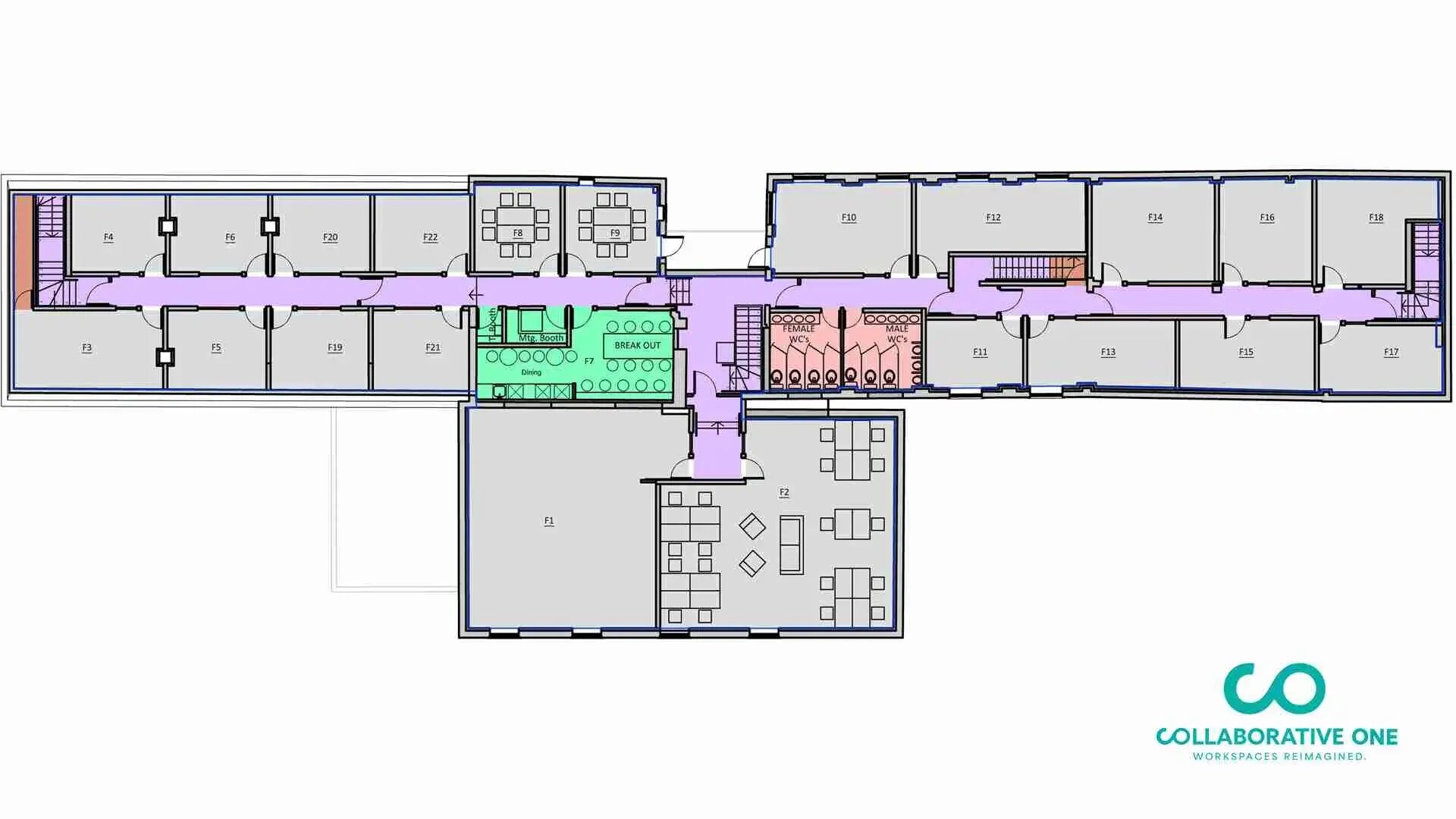 Collaborative One, South Croydon for lease Floor Plan- Image 1 of 7