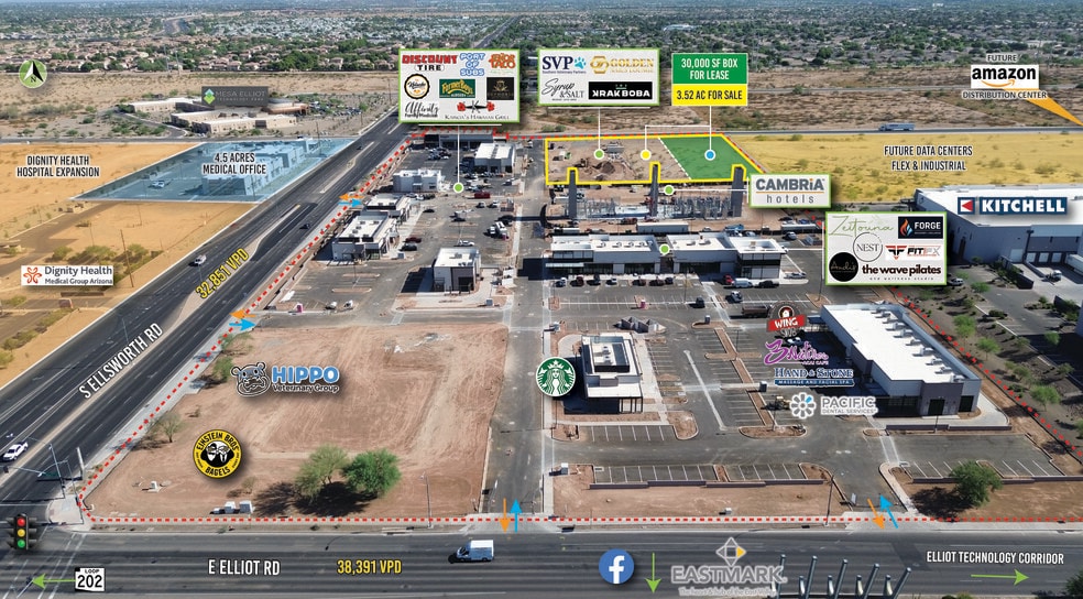 NEC Ellsworth Rd & Elliot Rd, Mesa, AZ for lease - Building Photo - Image 2 of 3