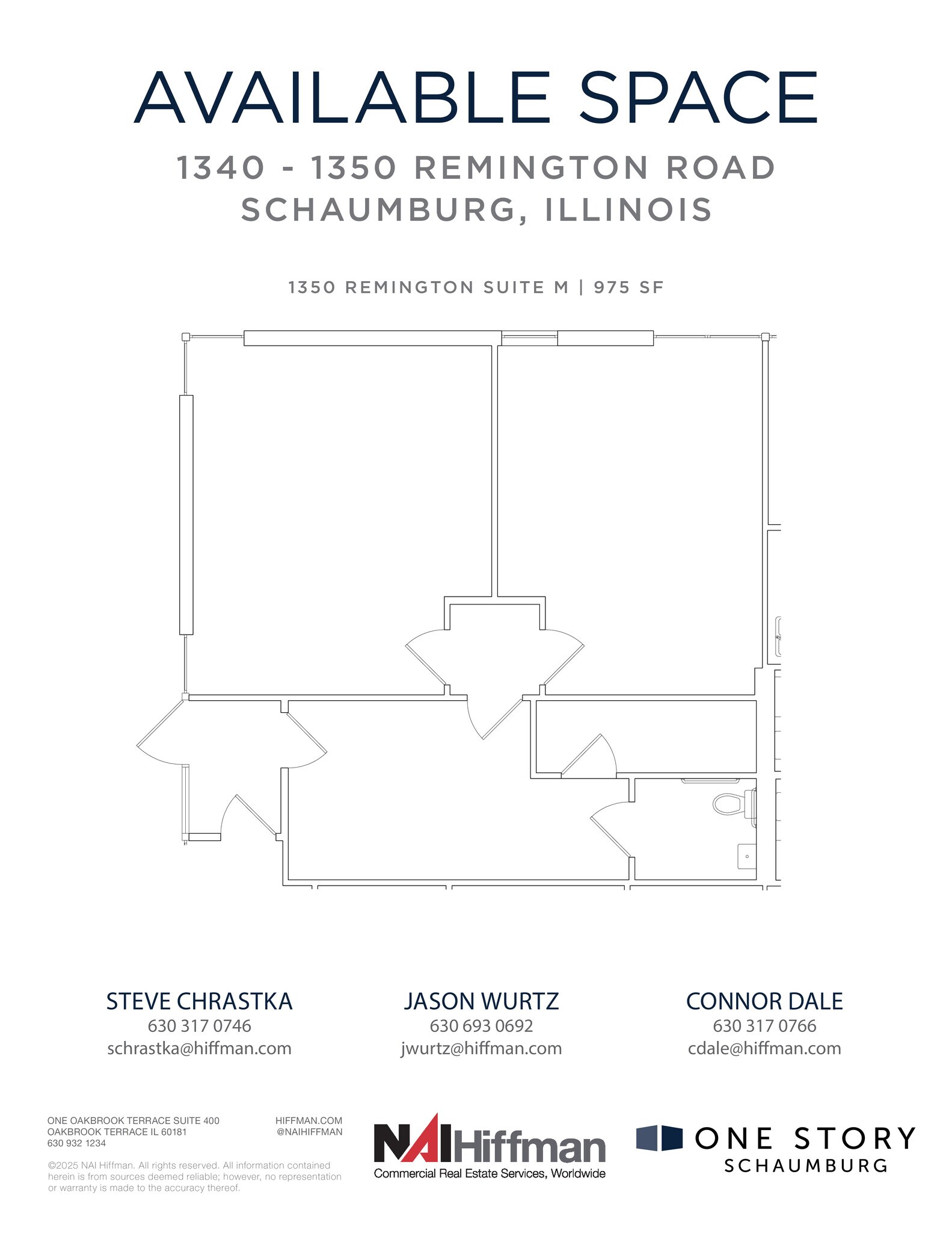 1305 Remington Rd, Schaumburg, IL for lease Floor Plan- Image 1 of 2