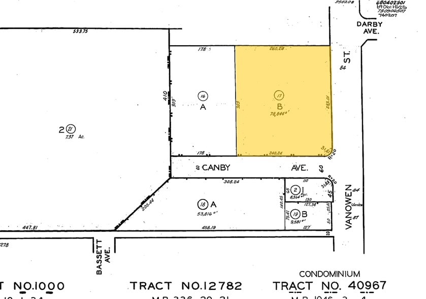 18401 Vanowen St, Reseda, CA for lease - Plat Map - Image 2 of 12