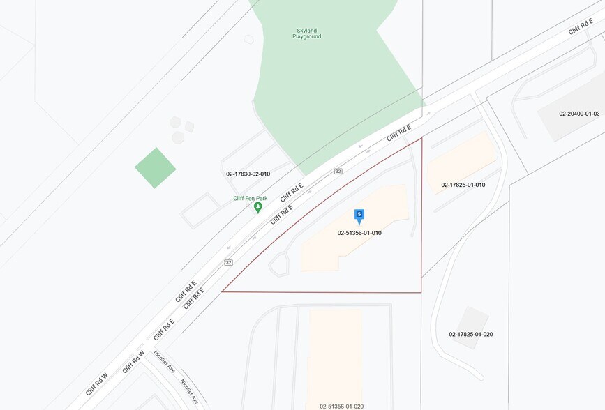 151 Cliff Rd E, Burnsville, MN for lease - Plat Map - Image 1 of 5