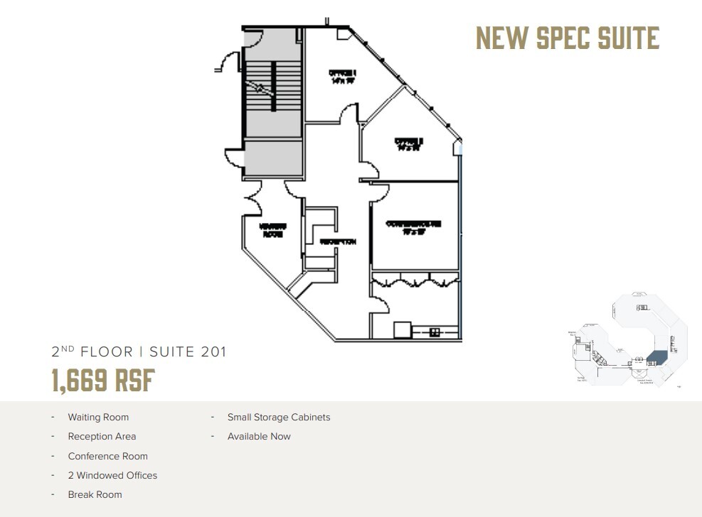 20750 Ventura Blvd, Woodland Hills, CA à louer Plan d  tage- Image 1 de 1