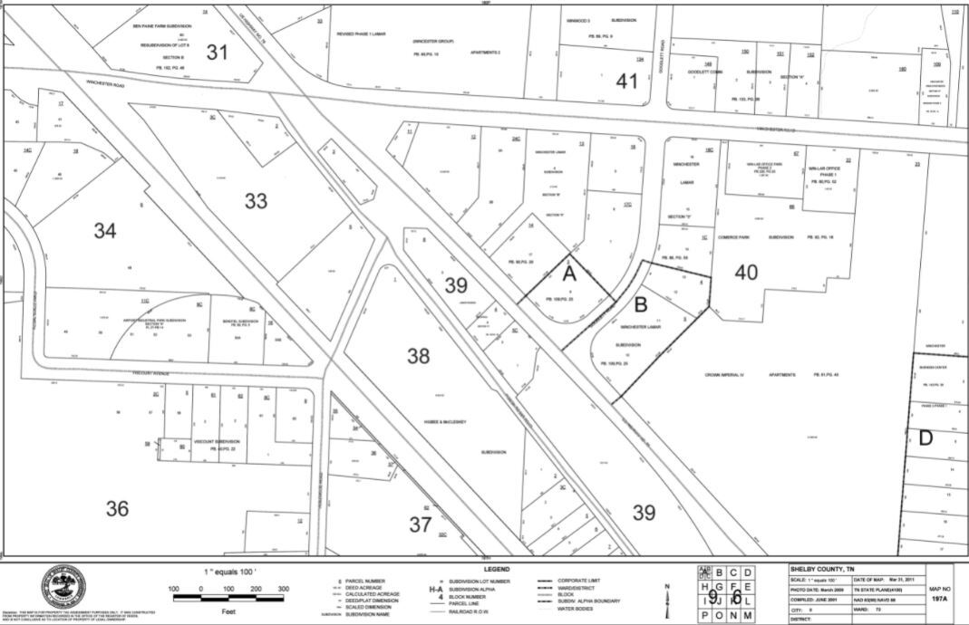 4025 Viscount Ave, Memphis, TN à louer Plan cadastral- Image 1 de 2