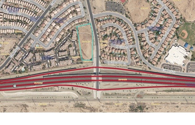 NWC 24TH ST & COTTONWOOD ln, Phoenix, AZ à vendre - Aérien - Image 3 de 3