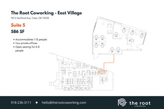 110 S Hartford Ave, Tulsa, OK for lease Site Plan- Image 1 of 6