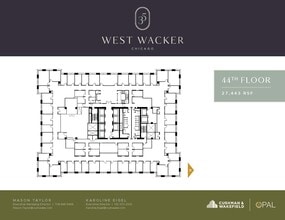 35 W Wacker Dr, Chicago, IL à louer Plan d’étage- Image 1 de 1
