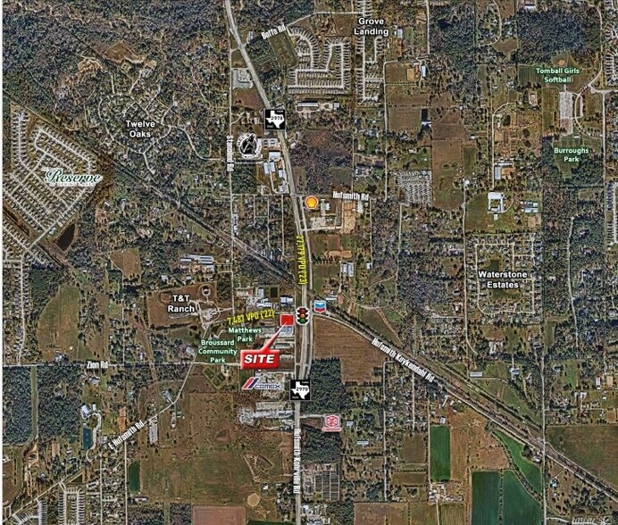 24521 Hufsmith-Kohrville Rd, Tomball, TX for sale - Aerial - Image 2 of 2