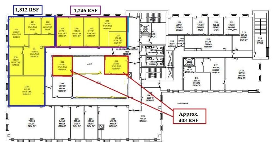 230 W Pike St, Clarksburg, WV à louer Plan d  tage- Image 1 de 1