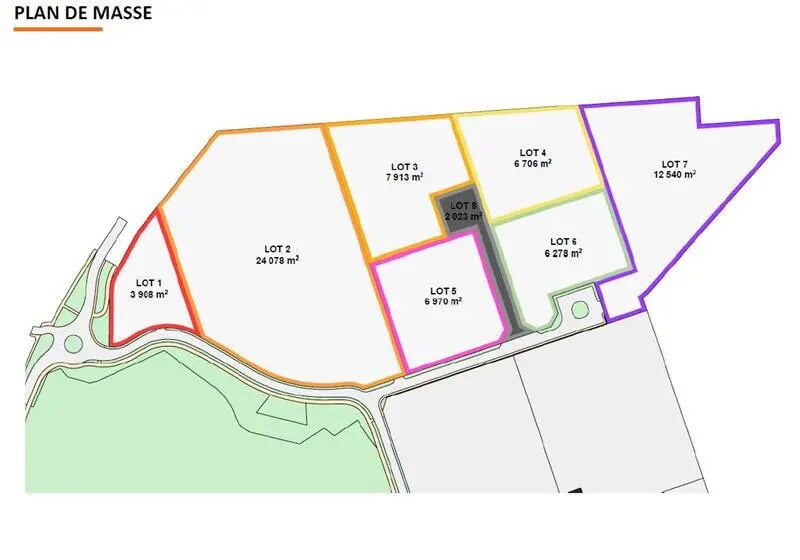 Local d'activités dans Vaires-sur-Marne à vendre - Plan de site - Image 2 de 8