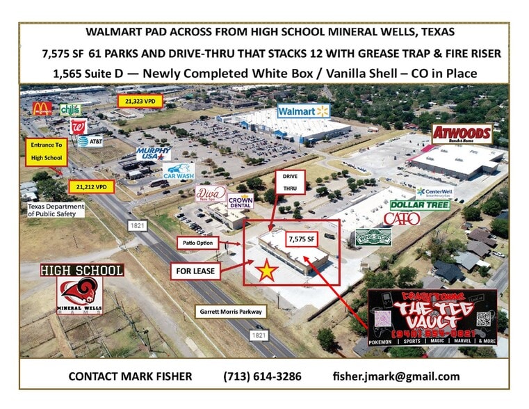 933 N FM 1821 Rd, Mineral Wells, TX for lease - Building Photo - Image 3 of 7
