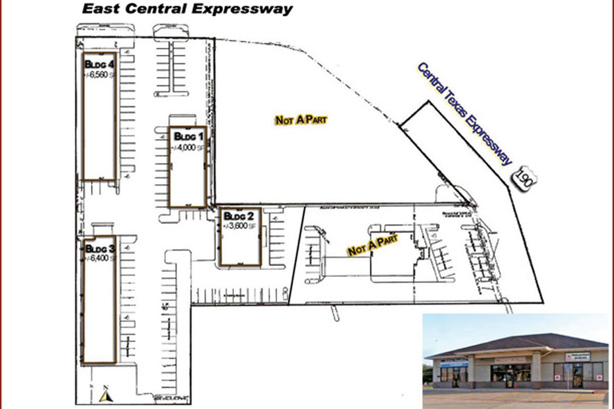 4400 E Stan Schlueter Loop, Killeen, TX for lease - Site Plan - Image 2 of 18