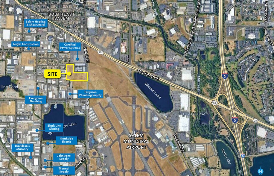 25th St SE & Electric St SE, Salem, OR à vendre - Aérien - Image 2 de 2