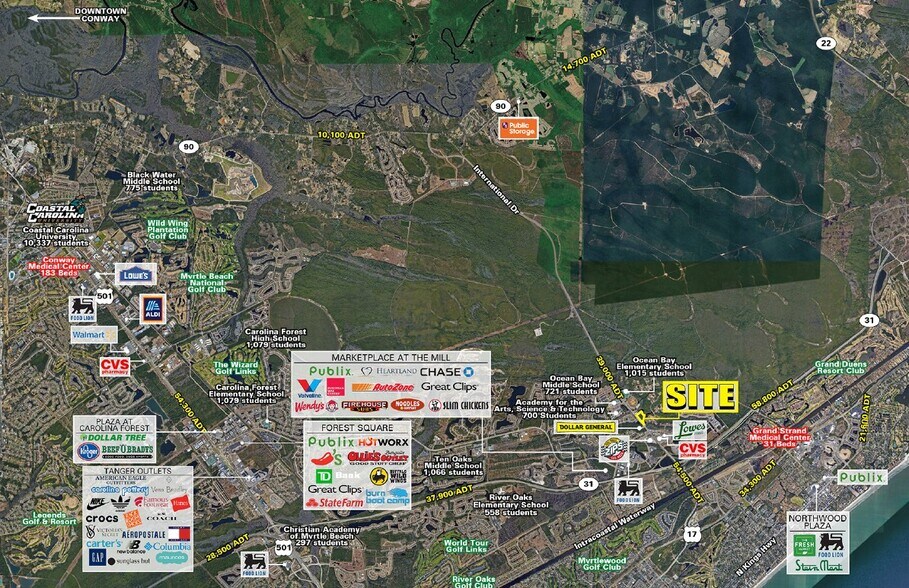 464 Bellegrove Dr, Myrtle Beach, SC à louer - Aérien - Image 2 de 4