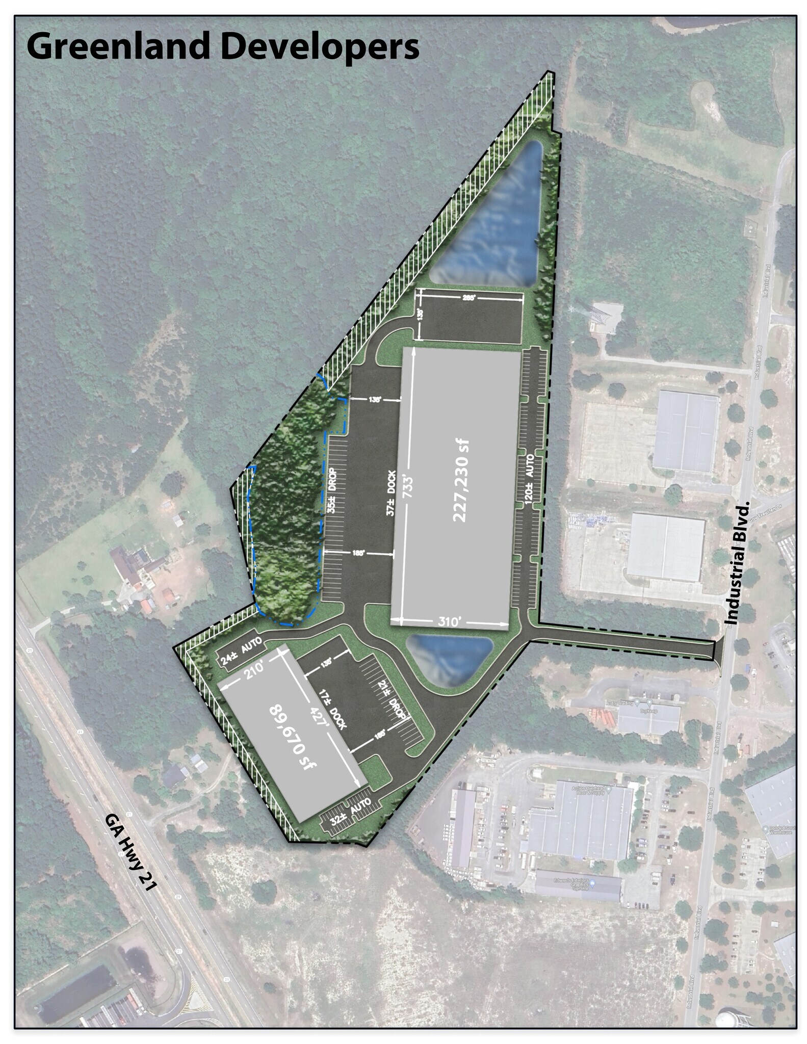 205 Industrial Blvd, Rincon, GA for lease Site Plan- Image 1 of 1
