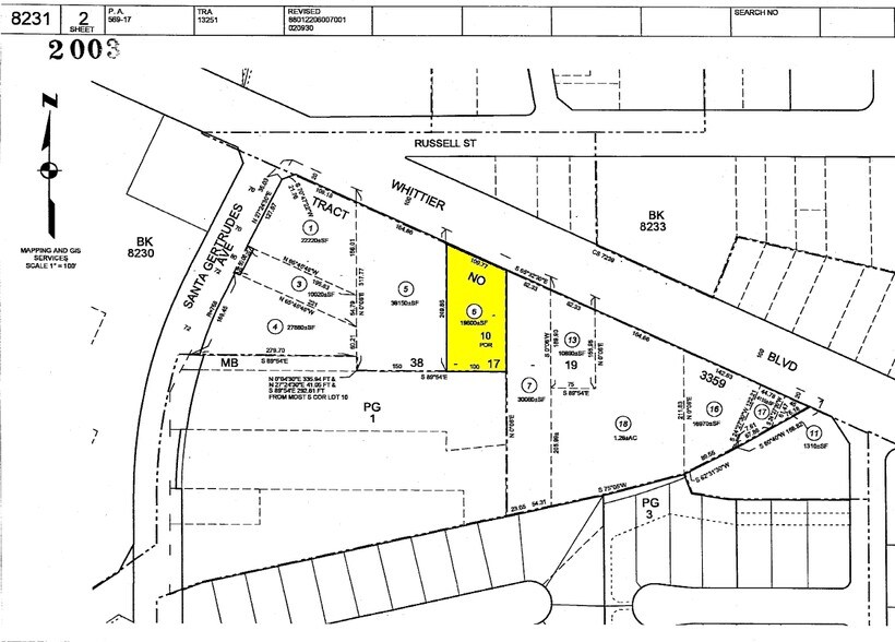 15814-15820 Whittier Blvd, Whittier, CA à louer - Plan cadastral - Image 2 de 12