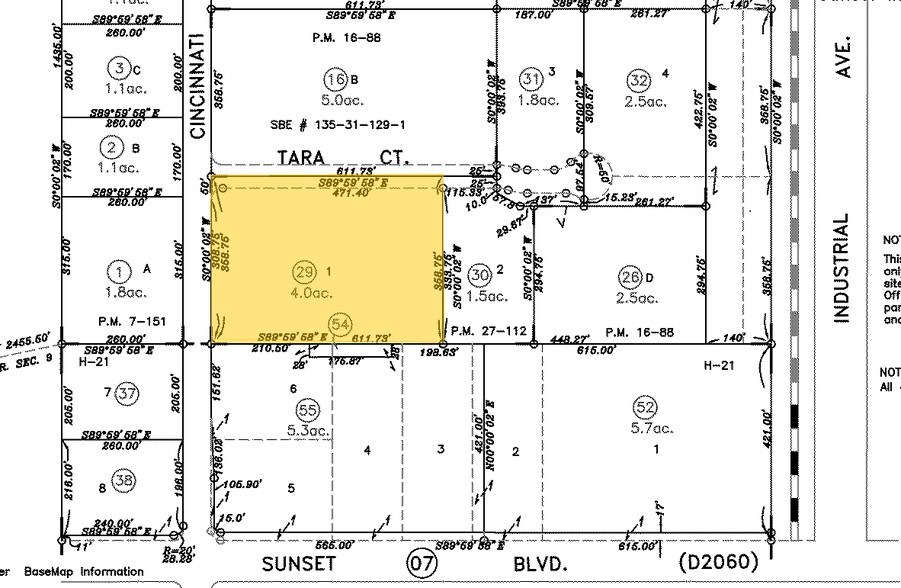 1221 Tara Ct, Rocklin, CA à louer - Plan cadastral - Image 2 de 8