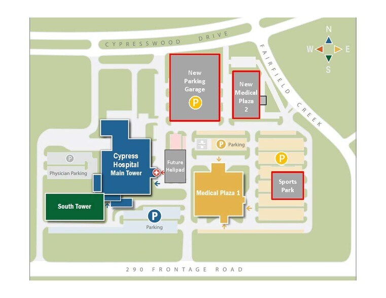 14855 Fairfield Creek Dr., Cypress, TX for lease - Site Plan - Image 3 of 3