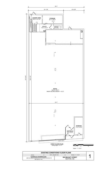 304-306 Walnut St, Newton, MA à louer - Plan de site - Image 1 de 4
