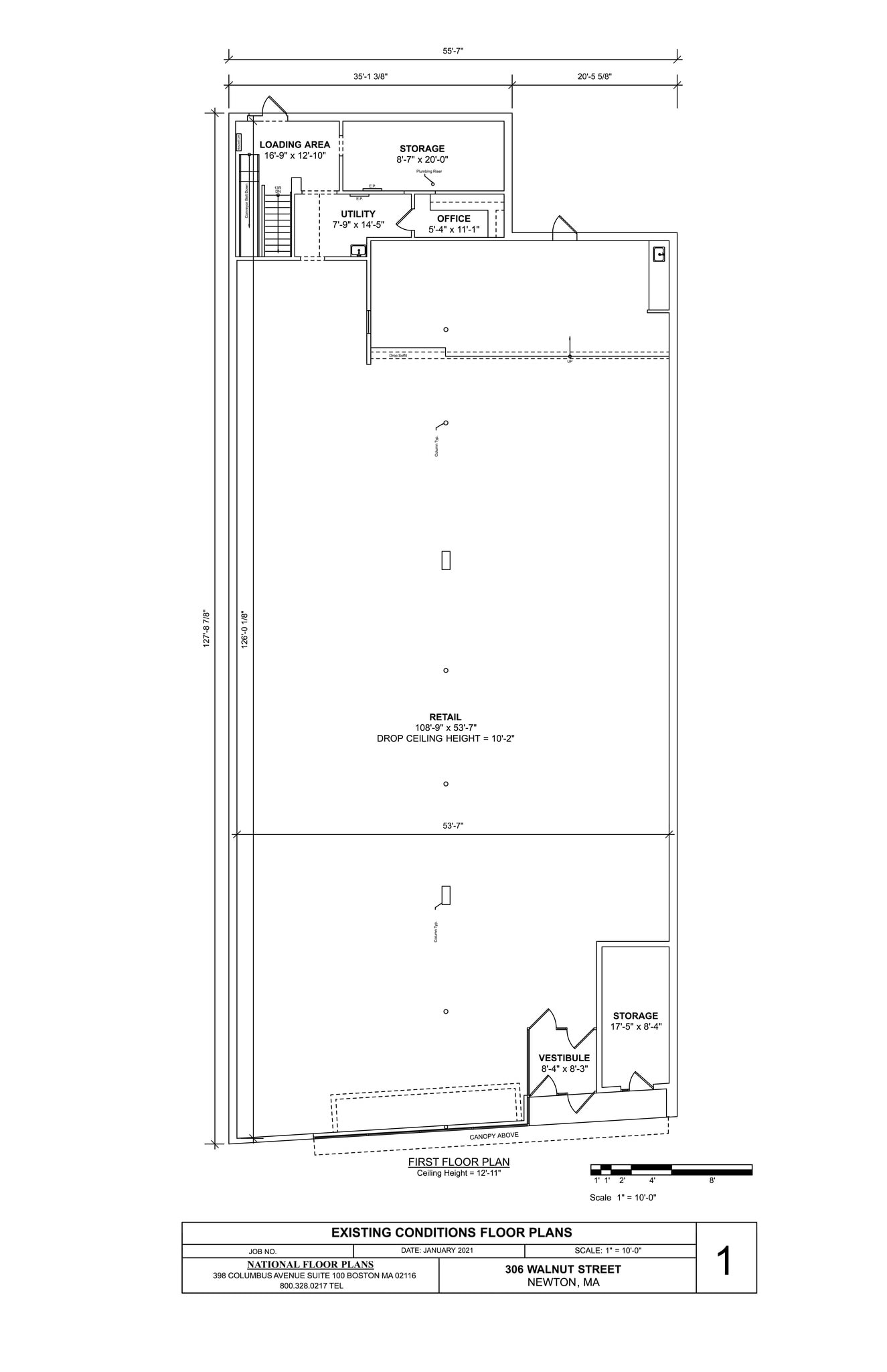 304-306 Walnut St, Newton, MA à louer Plan de site- Image 1 de 5