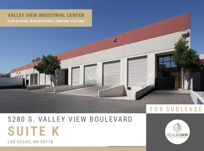 More details for 5280 S Valley View Blvd, Las Vegas, NV - Industrial for Lease