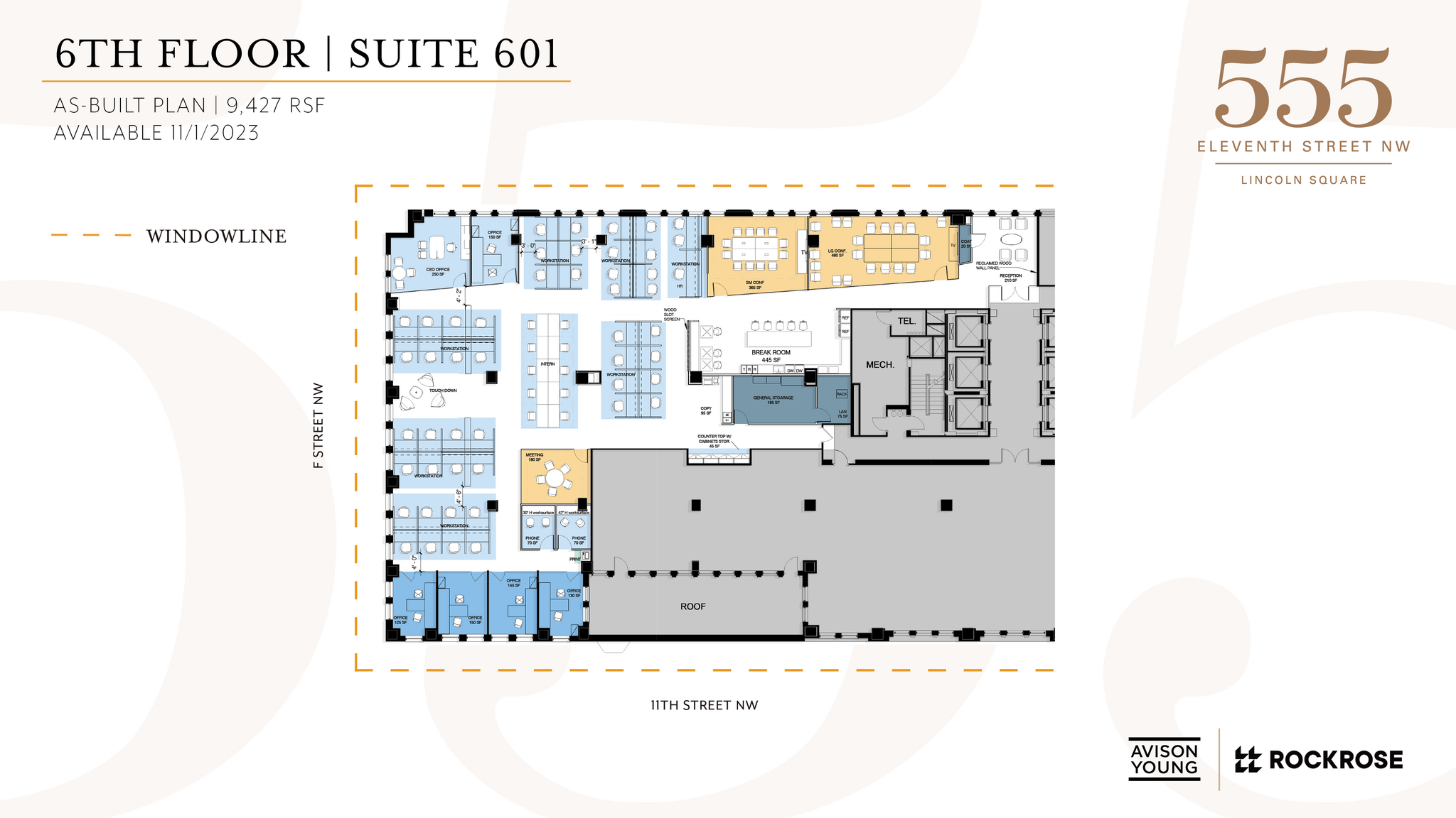 555 11th St NW, Washington, DC for lease Floor Plan- Image 1 of 1