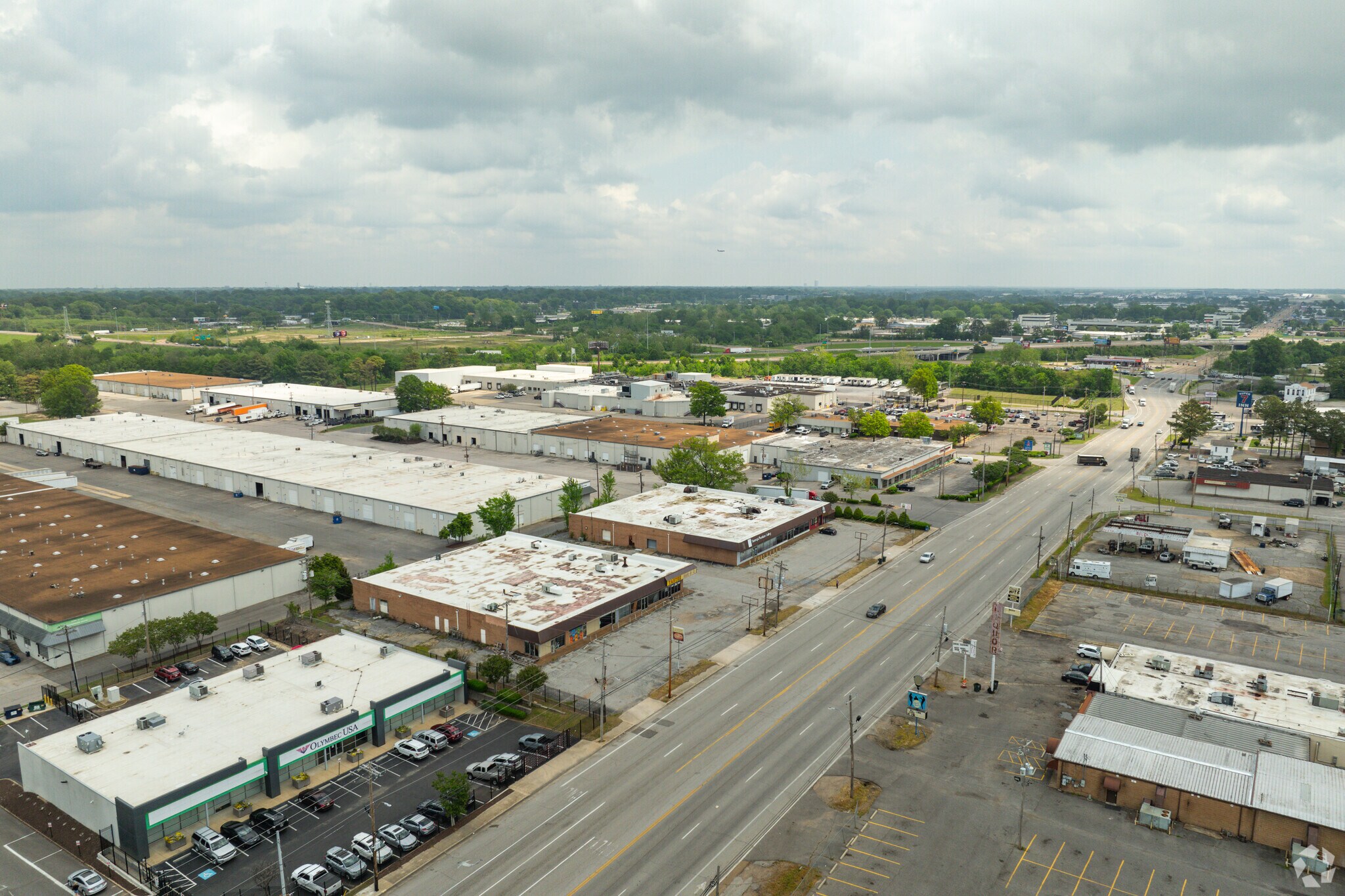 3111-3165 Bellbrook Dr, Memphis, TN for lease Aerial- Image 1 of 12