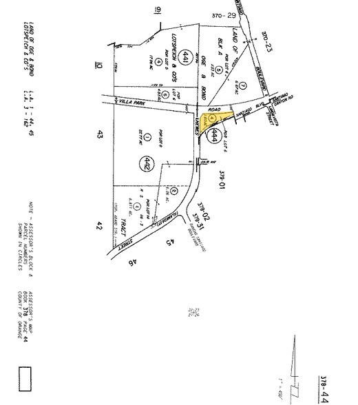 Hewes St, Orange, CA à vendre - Plan cadastral - Image 3 de 5