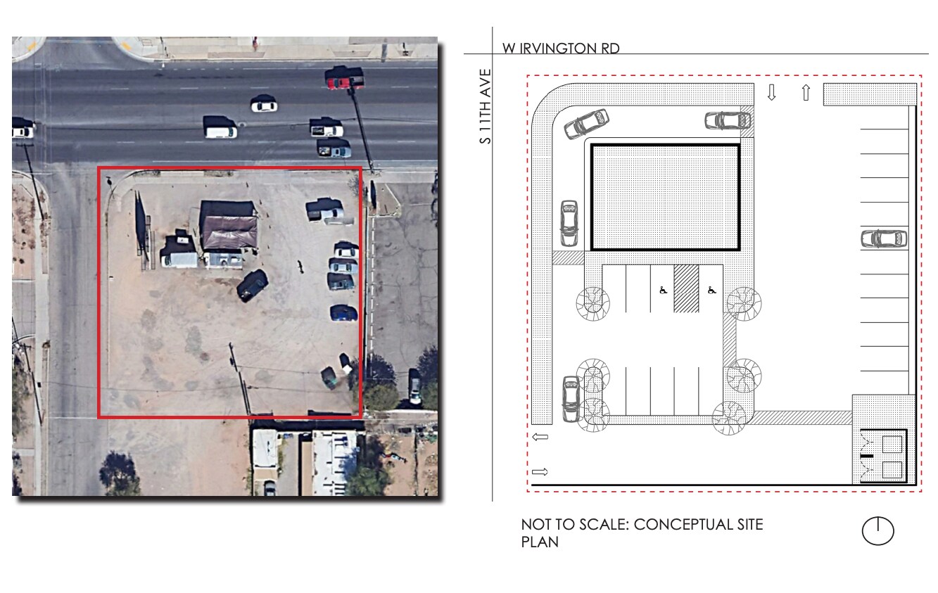 457-463 W Irvington Rd, Tucson, AZ à louer Plan de site- Image 1 de 2
