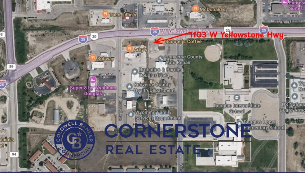 1103 W Yellowstone Hwy, Douglas, WY for sale - Building Photo - Image 1 of 5