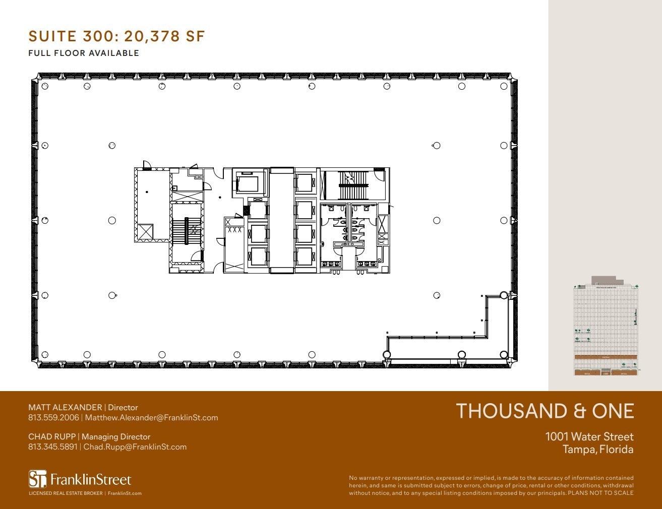 1001 Water St, Tampa, FL for lease Floor Plan- Image 1 of 1