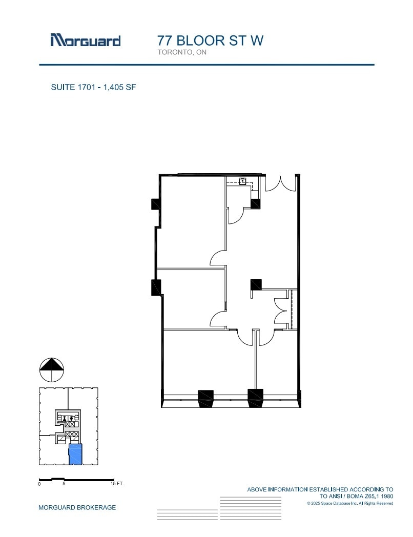 77 Bloor St W, Toronto, ON for lease Floor Plan- Image 1 of 1