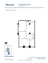77 Bloor St W, Toronto, ON for lease Floor Plan- Image 1 of 1