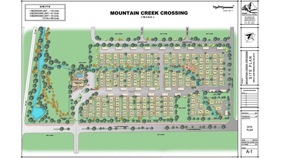 8421 Camp Wisdom Road, Dallas, TX à vendre - Plan de site - Image 2 de 8