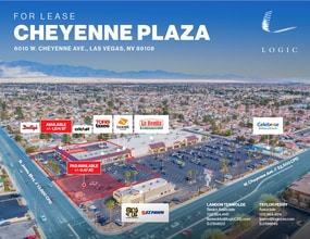 6010 W Cheyenne Ave, Las Vegas, NV - Aerial  map view