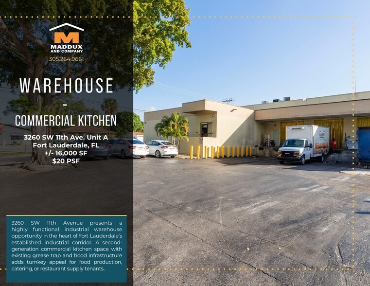 3260-3270 SW 11th Ave, Fort Lauderdale, FL for lease - Building Photo - Image 1 of 11