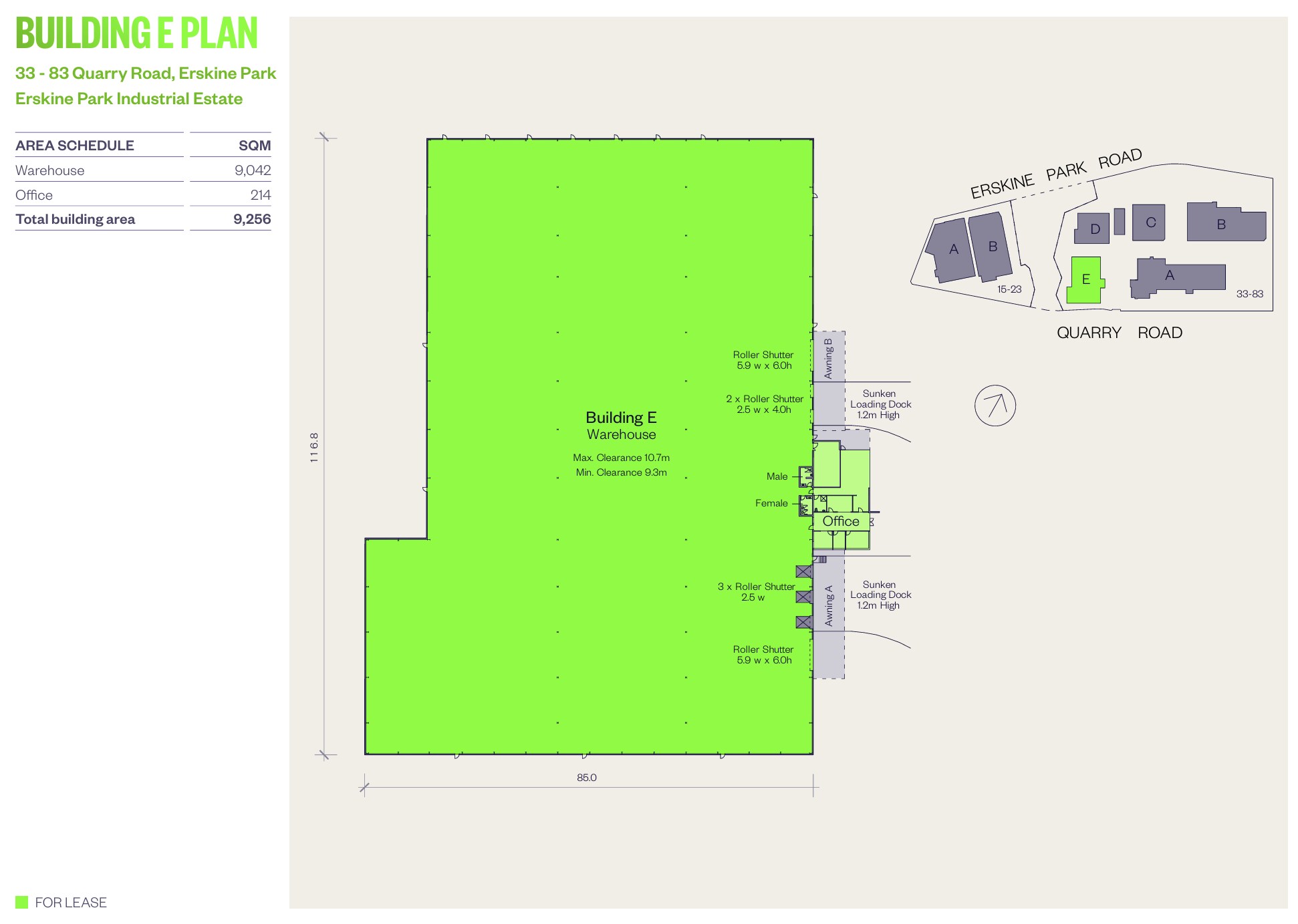 33-83 Quarry Rd, Erskine Park for lease Floor Plan- Image 1 of 3