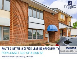 More details for 4026-4028 Plank Rd, Fredericksburg, VA - Office, Office/Retail for Lease