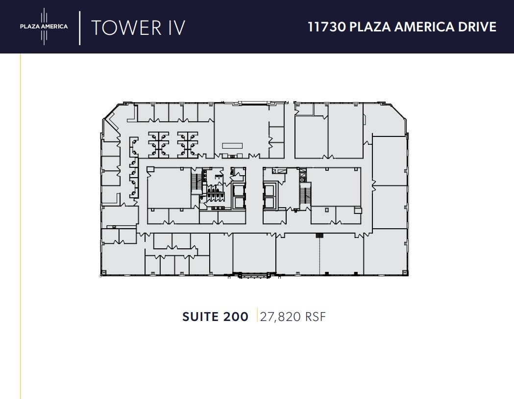 11700 Plaza America Dr, Reston, VA à louer Plan d’étage- Image 1 de 1