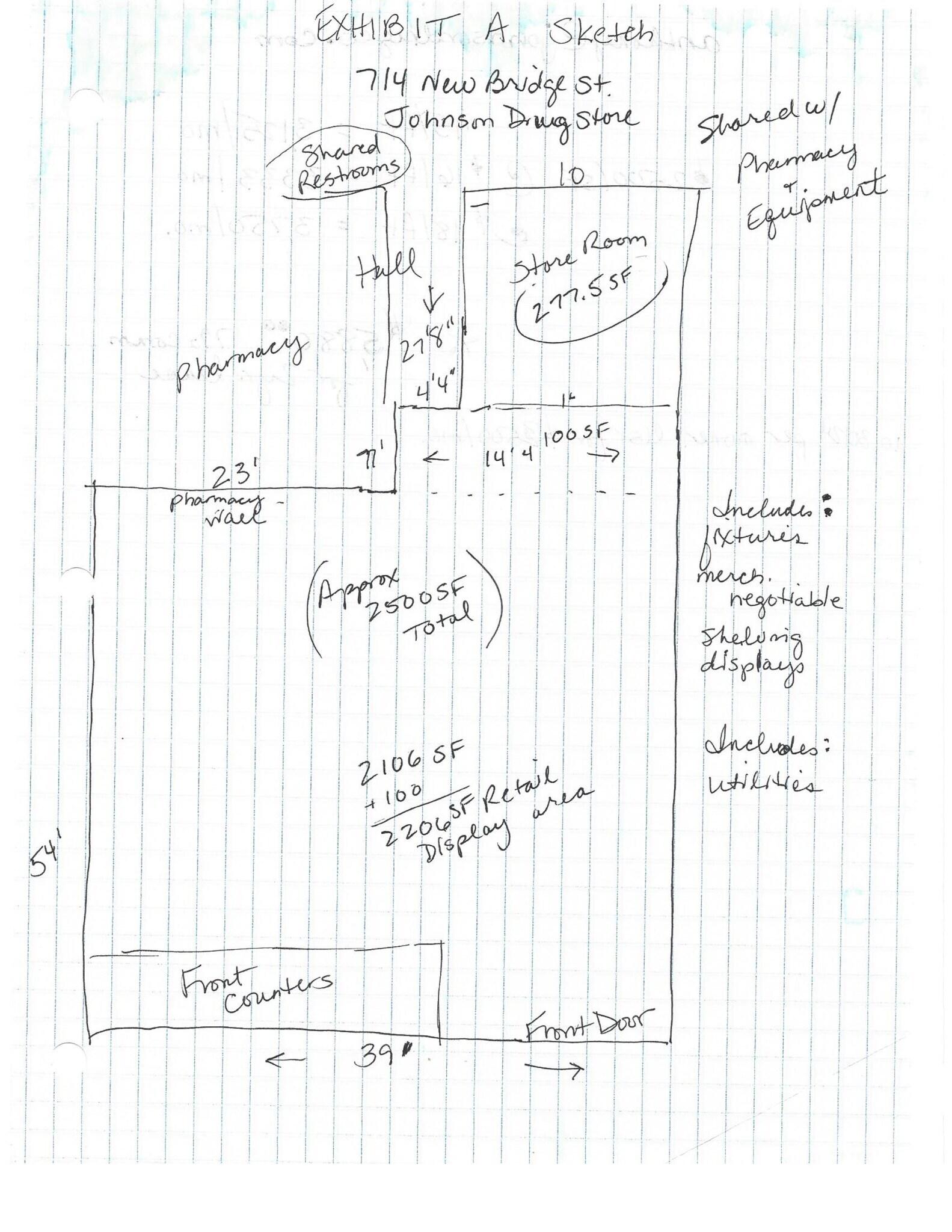 714 New Bridge St, Jacksonville, NC for lease Site Plan- Image 1 of 9