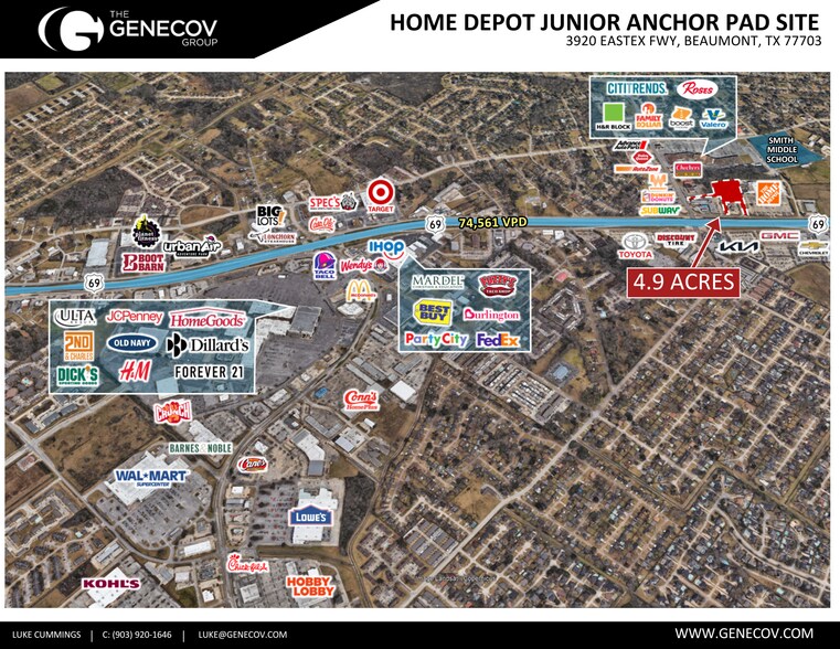 3920 Eastex fwy, Beaumont, TX à vendre - Photo du bâtiment - Image 3 de 3