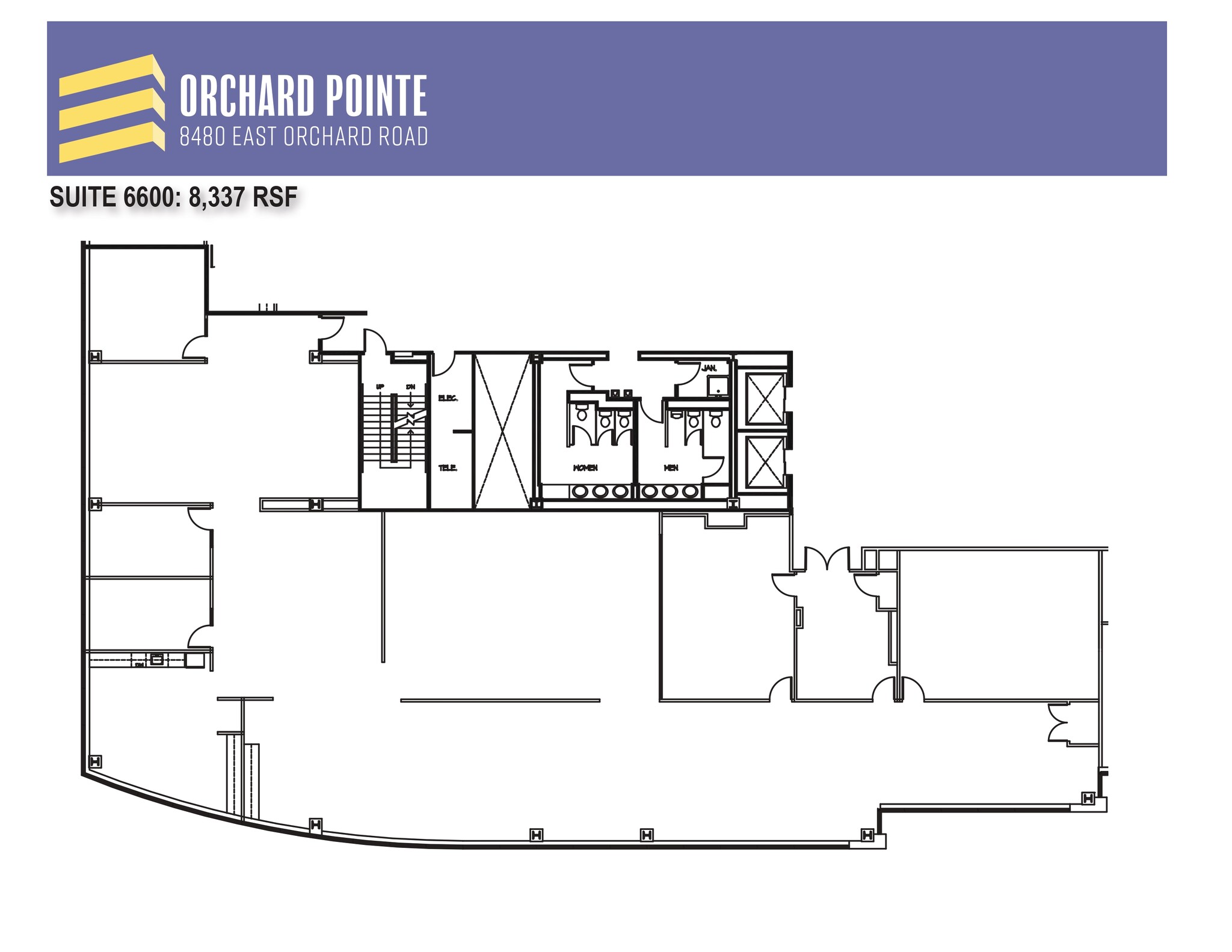 8480 E Orchard Rd, Greenwood Village, CO for lease Floor Plan- Image 1 of 1