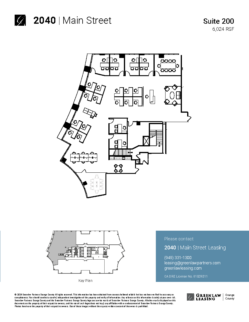 2040 Main St, Irvine, CA for lease Floor Plan- Image 1 of 7