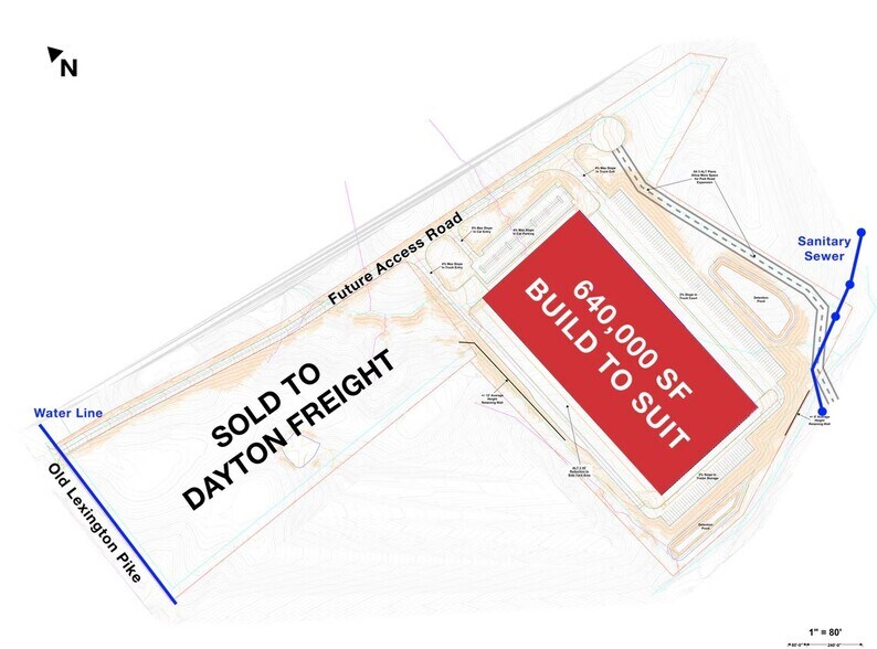 Old Lexington Pike, Richwood, KY for lease - Site Plan - Image 2 of 2