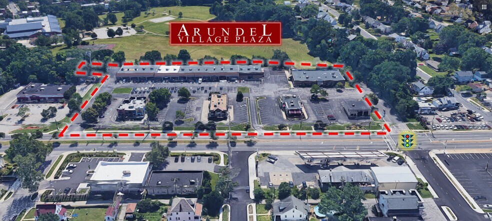 5503-5519 Ritchie Hwy, Brooklyn, MD à louer - Photo du bâtiment - Image 2 de 11