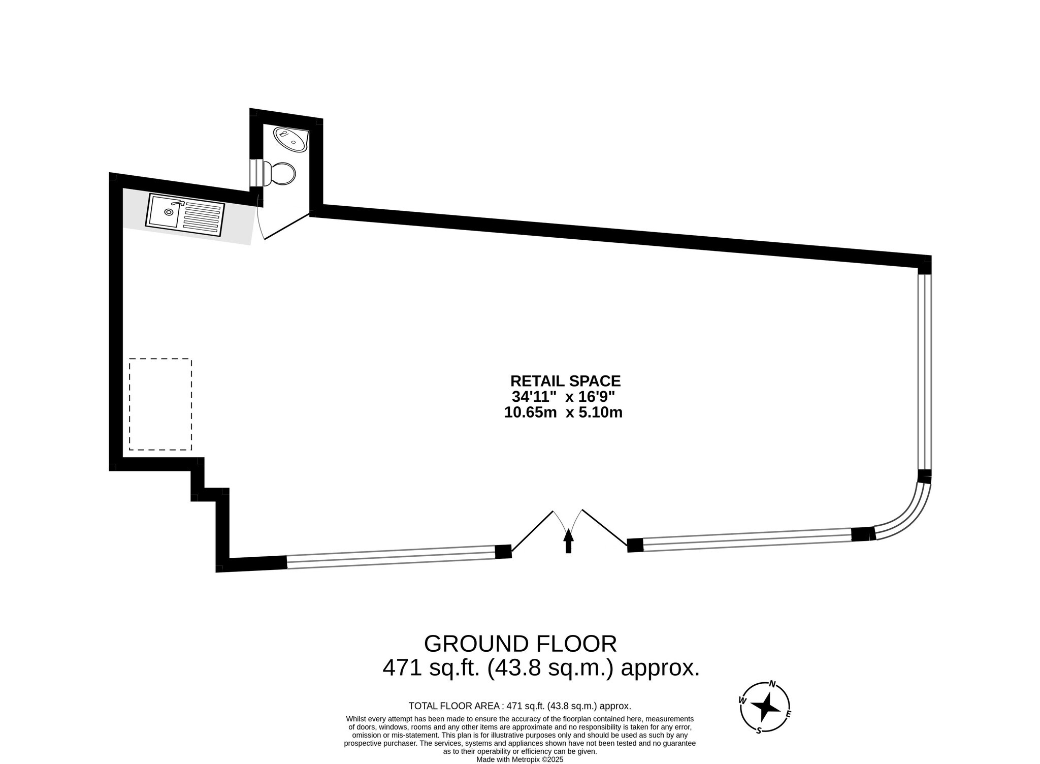 23 Downing St, Farnham for lease Floor Plan- Image 1 of 7
