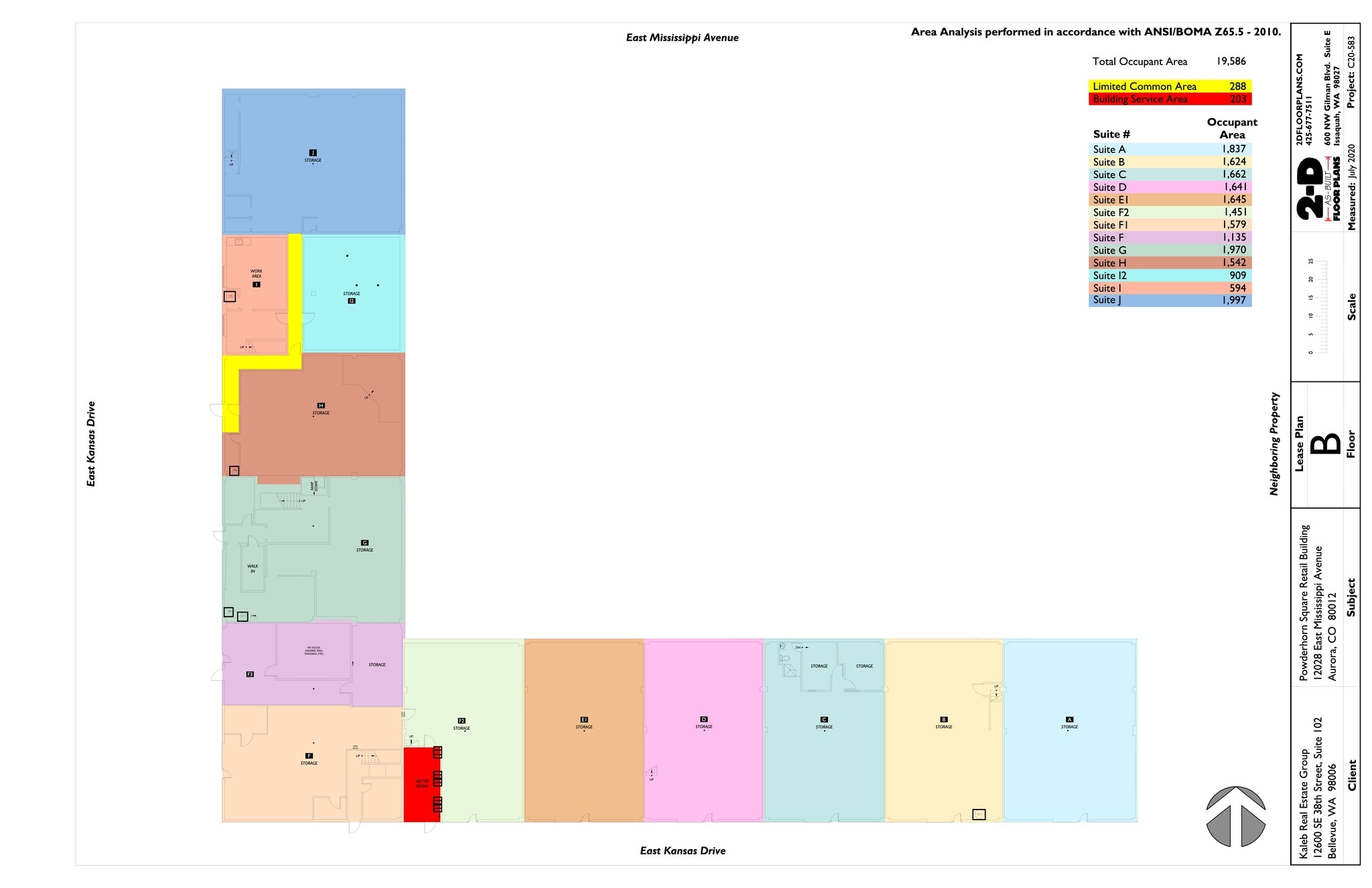 12028 E Mississippi Ave, Aurora, CO for lease Site Plan- Image 1 of 1